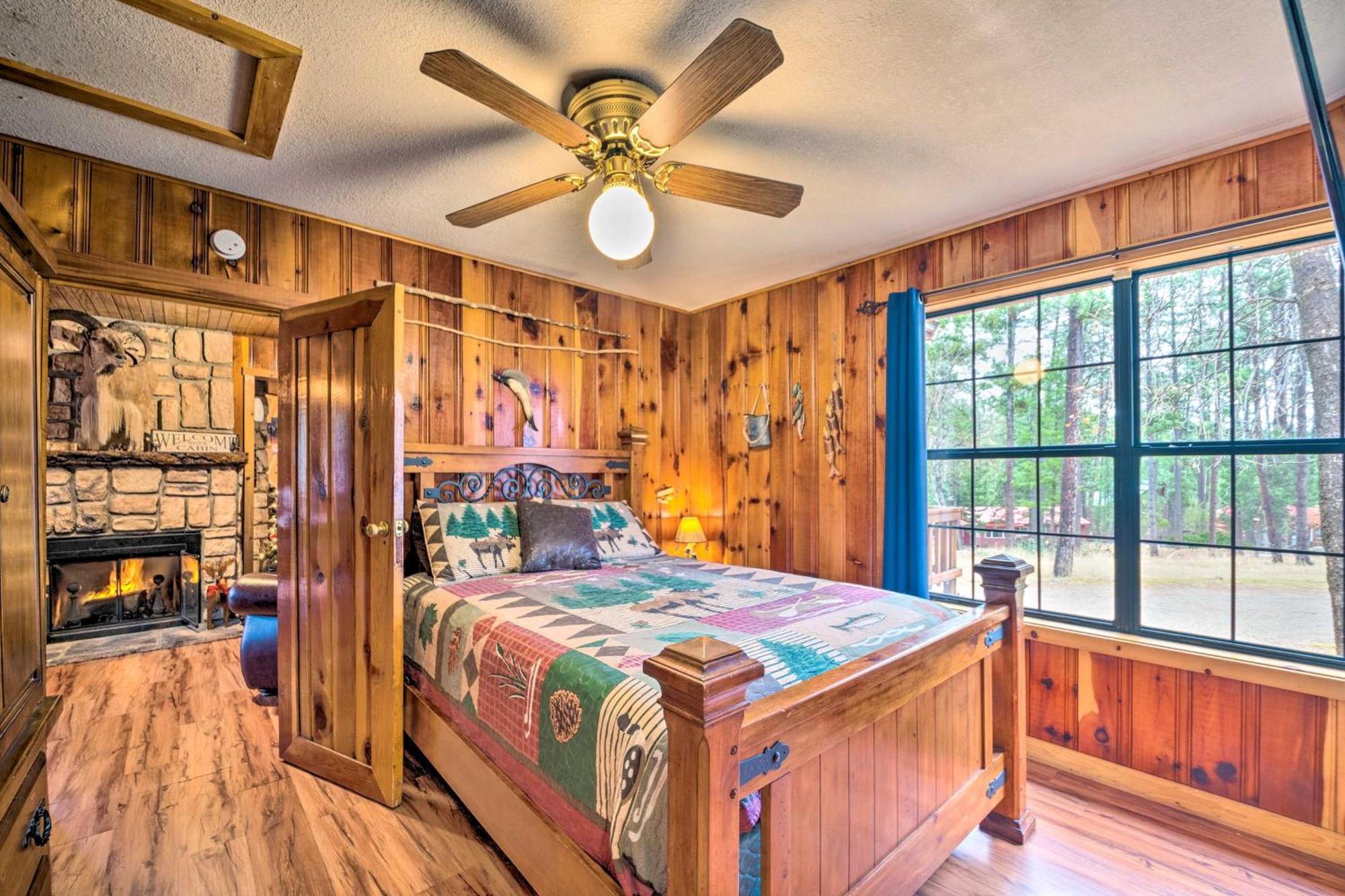 Unique Bear Country Cabin In Ruidoso With Hot Tub! Zewnętrze zdjęcie