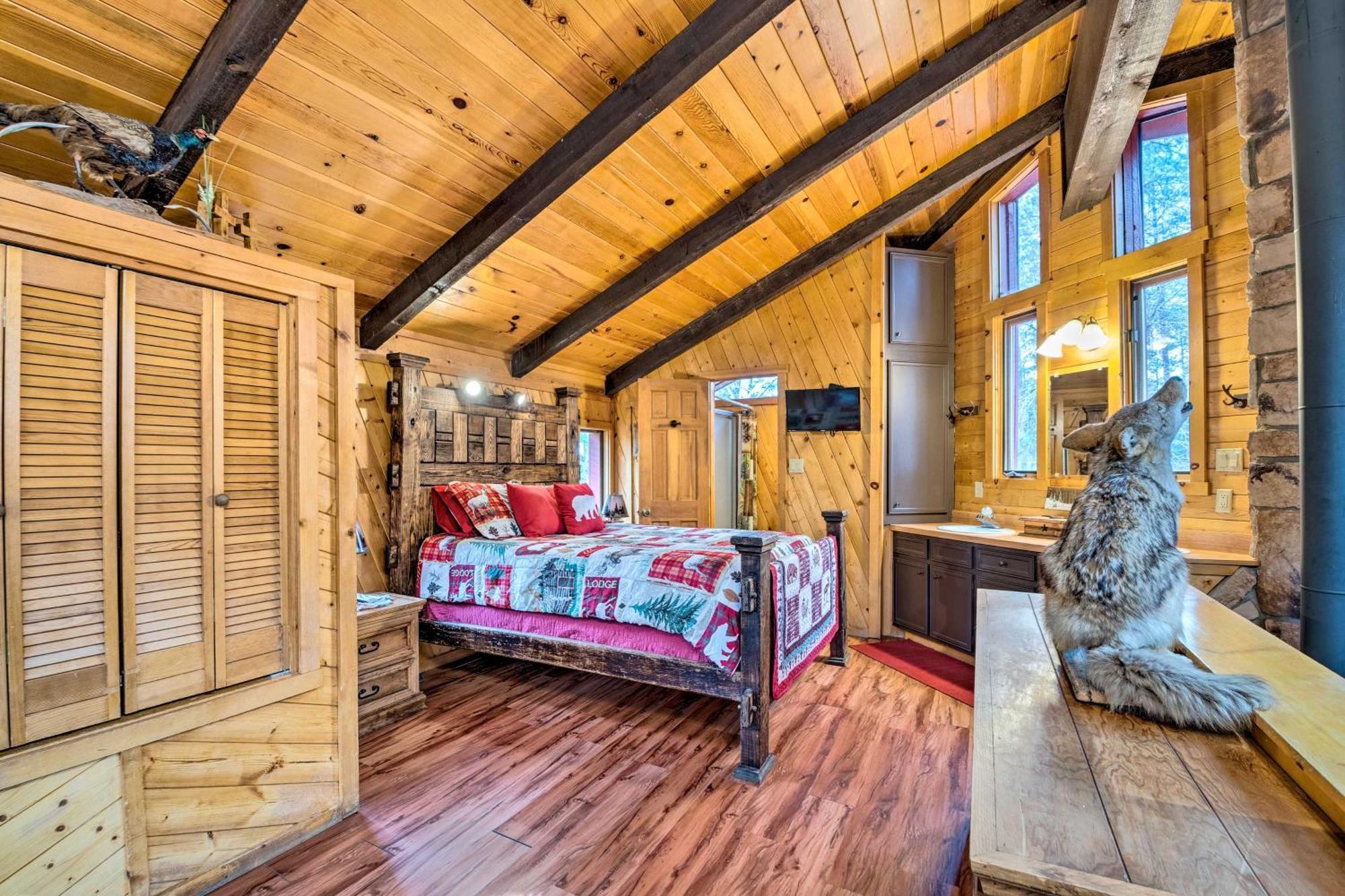 Unique Bear Country Cabin In Ruidoso With Hot Tub! Zewnętrze zdjęcie