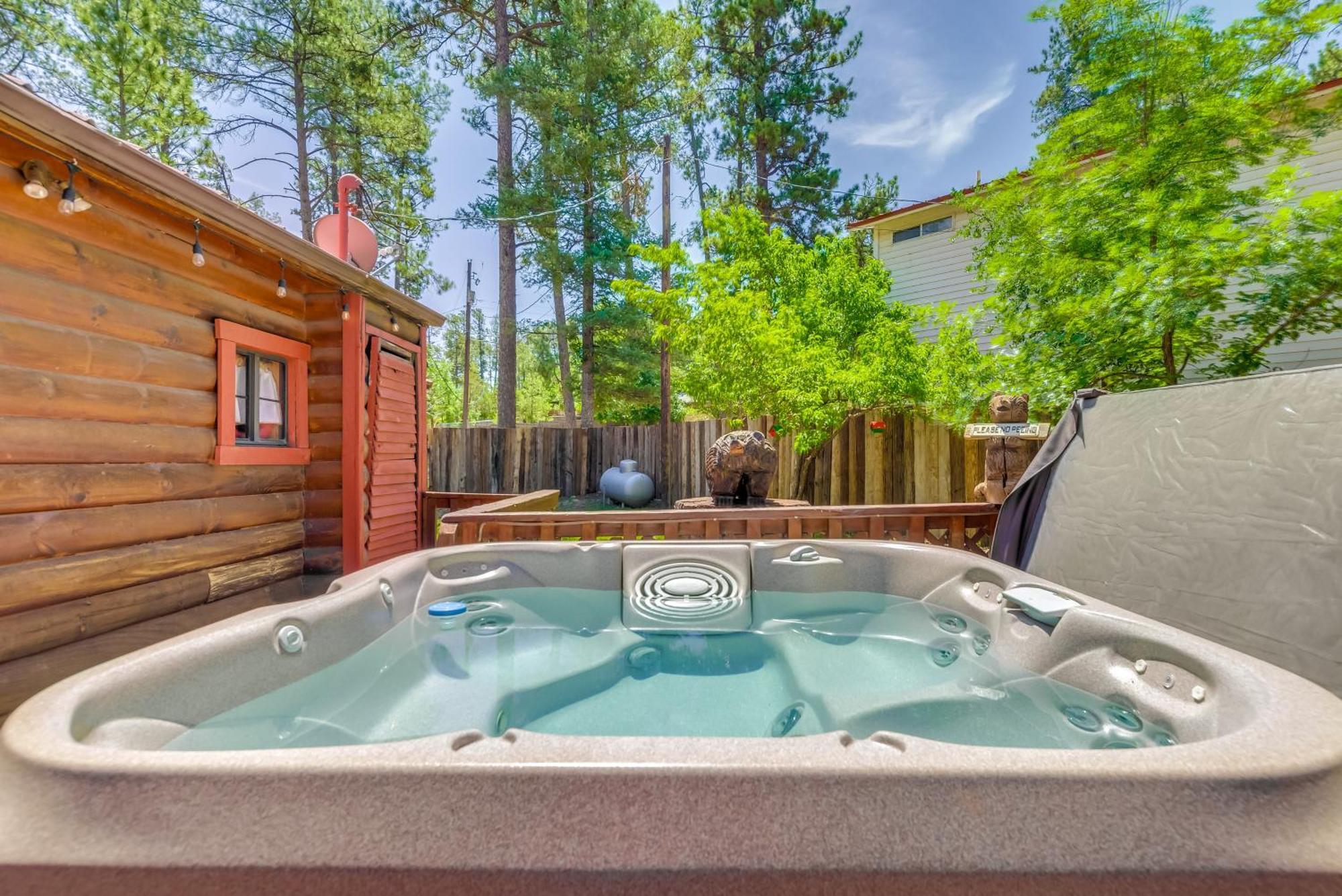 Unique Bear Country Cabin In Ruidoso With Hot Tub! Zewnętrze zdjęcie