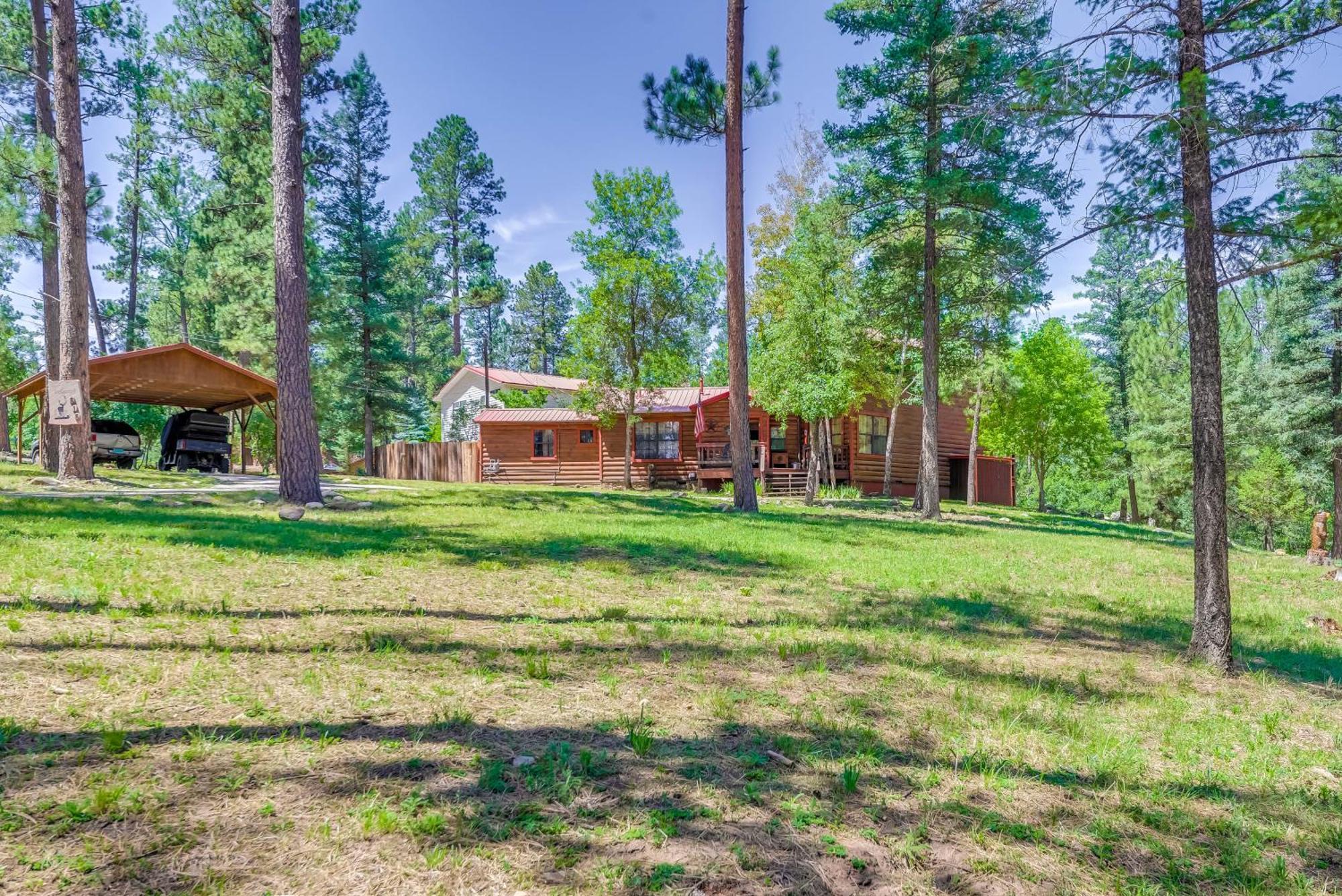 Unique Bear Country Cabin In Ruidoso With Hot Tub! Zewnętrze zdjęcie